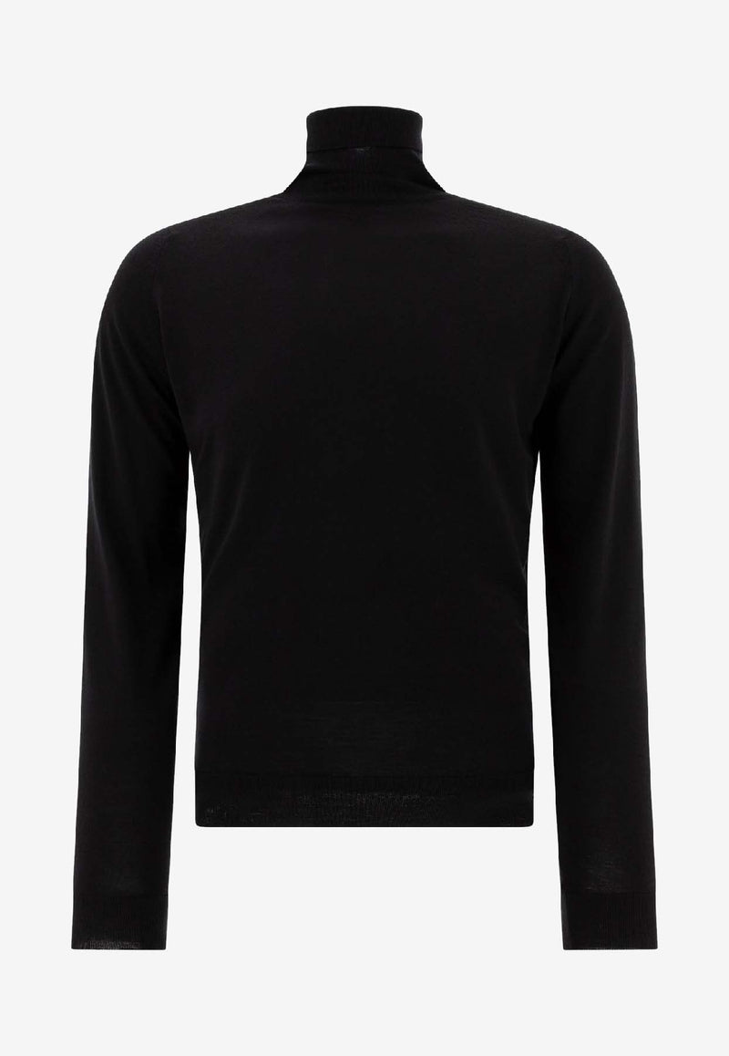 John Smedley Cherwell Turtleneck Sweater Black CHERWELLBLACK_73404