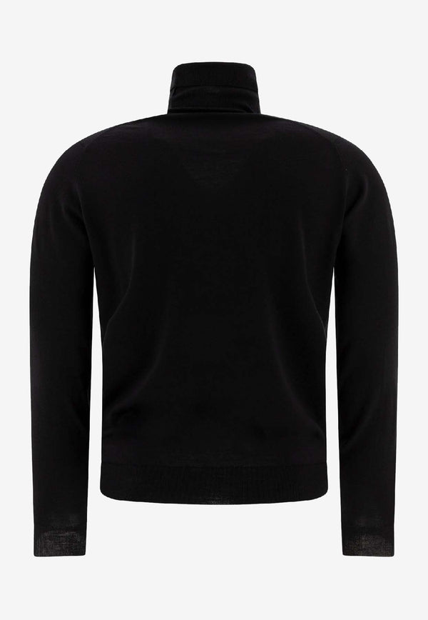 John Smedley Cherwell Turtleneck Sweater Black CHERWELLBLACK_73404
