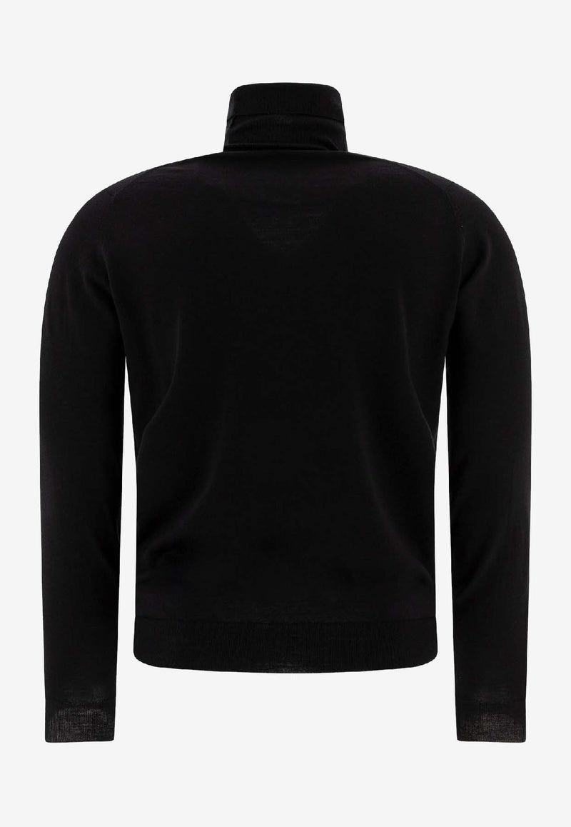 John Smedley Cherwell Turtleneck Sweater Black CHERWELLBLACK_73404