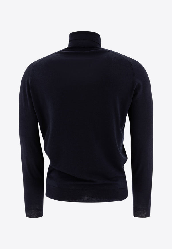 John Smedley Cherwell Turtleneck Sweater  Midnight Blue CHERWELLMIDNIGHT_73408