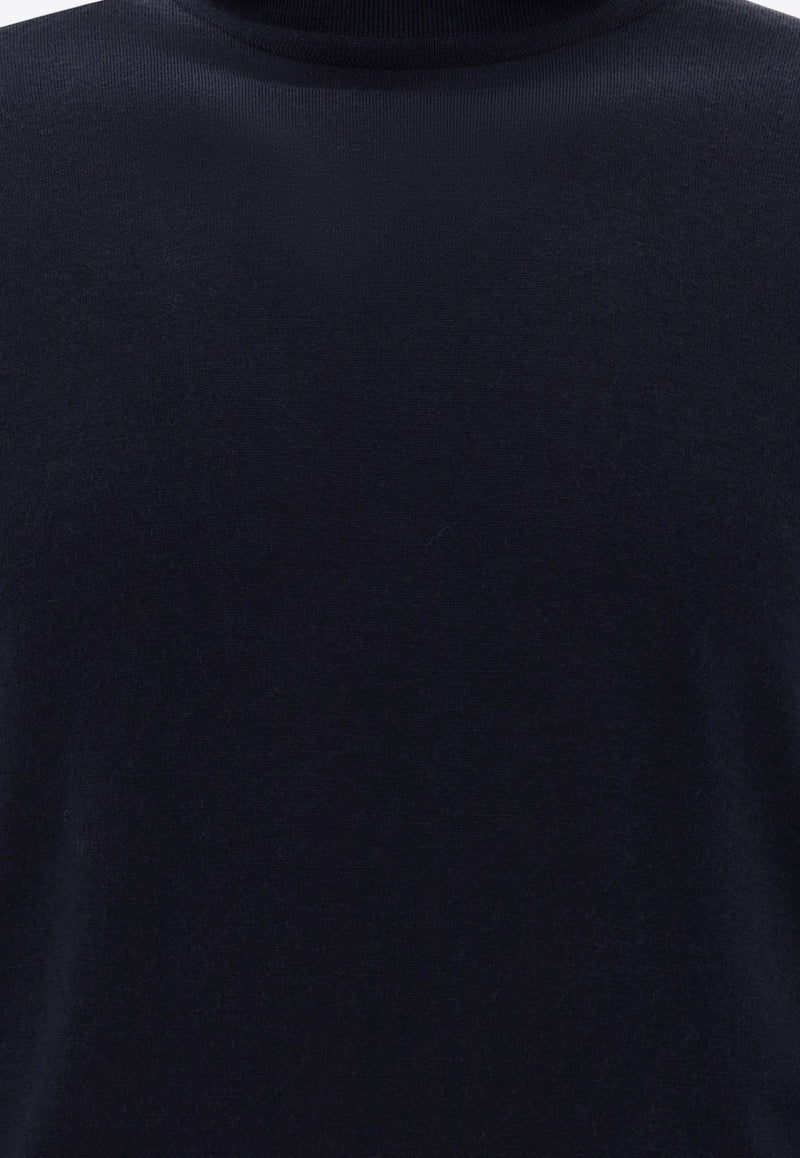 John Smedley Cherwell Turtleneck Sweater  Midnight Blue CHERWELLMIDNIGHT_73408