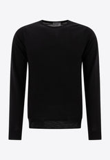 John Smedley Lundy Crewneck Sweater  Black LUNDYBLACK_73358