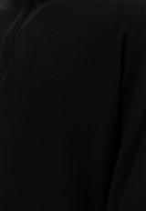 John Smedley Tapton Half-Zip Sweater Black TAPTONBLACK_73403