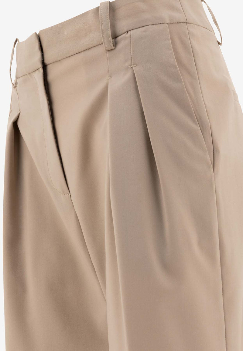 Loulou Studio Sbiru Tailored Pants Beige SBIRUBEIGE_73309