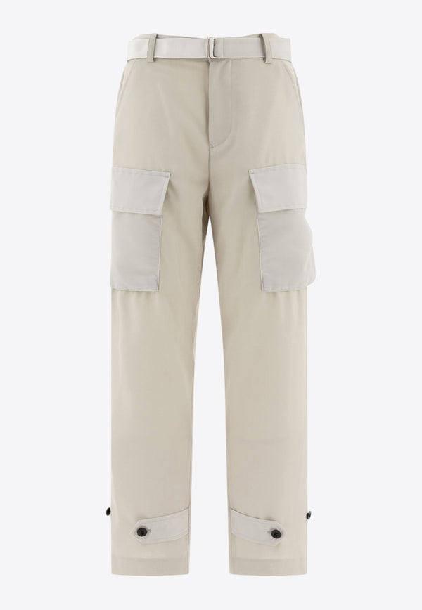 Sacai Belted Cargo Pants Beige 24-07512051_73332
