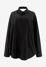 Balenciaga Suspended Mini Shirt Dress  Black 809049TNM601000_73672