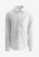 Burberry Kids Boys Essential Long-Sleeved Shirt White 8092514_73647