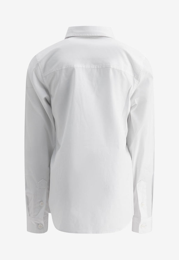 Burberry Kids Boys Essential Long-Sleeved Shirt White 8092514_73647