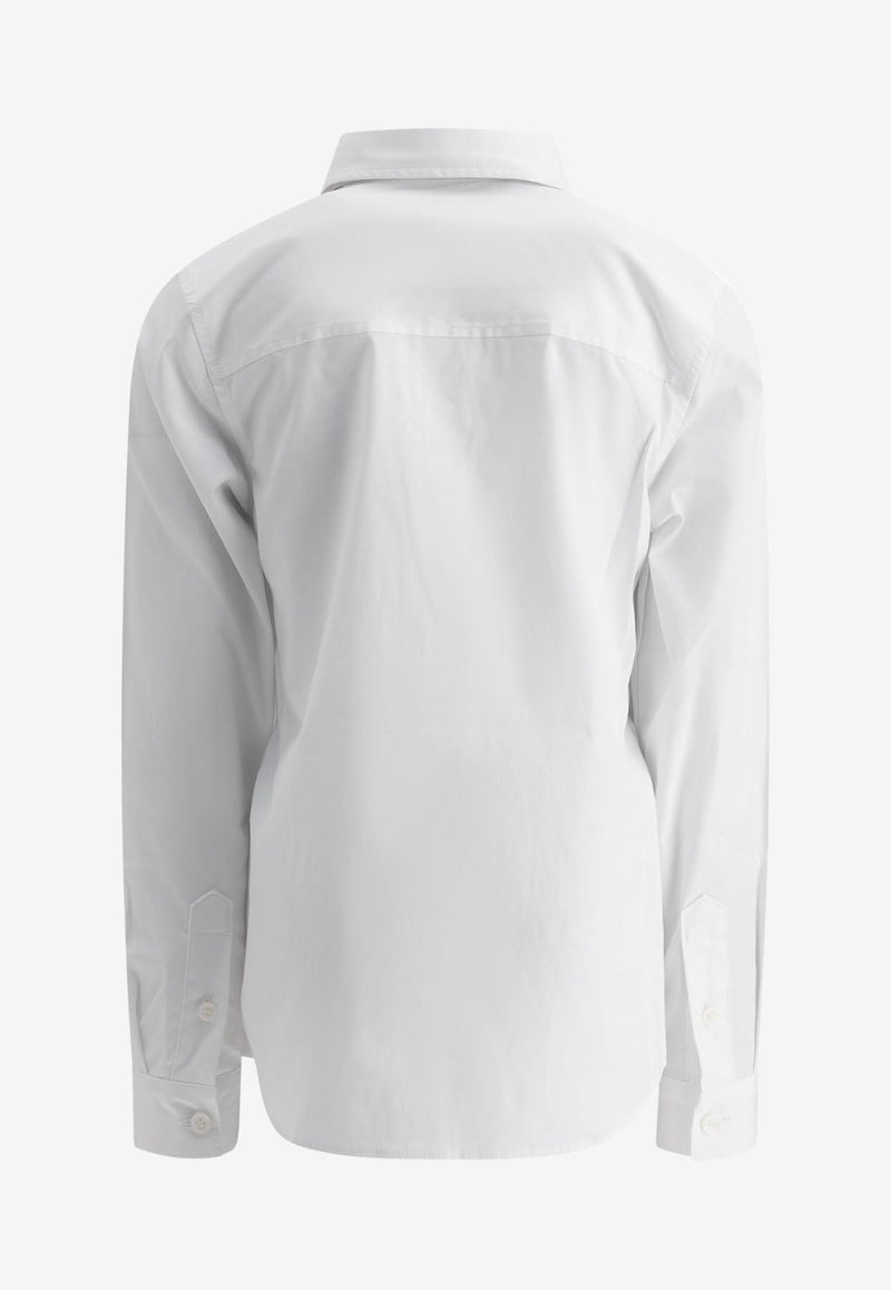 Burberry Kids Boys Essential Long-Sleeved Shirt White 8092514_73647