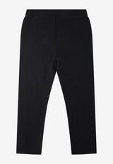 Moncler Kids Baby Girls Logo Patch Leggings Blue 8H00002-8790N778_73651