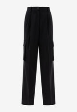 Wool-Blend Cargo Pants