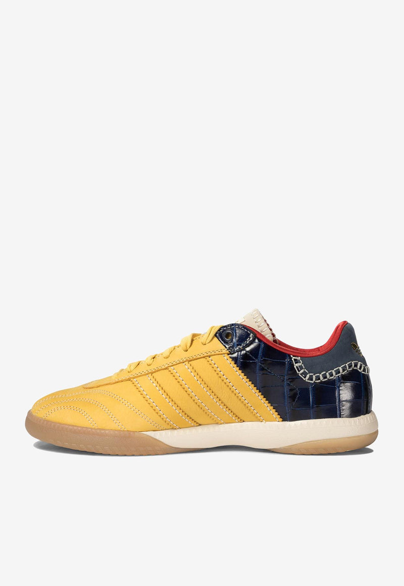 Adidas X Wales Bonner Samba Leather Sneakers  Yellow IH8407_73892