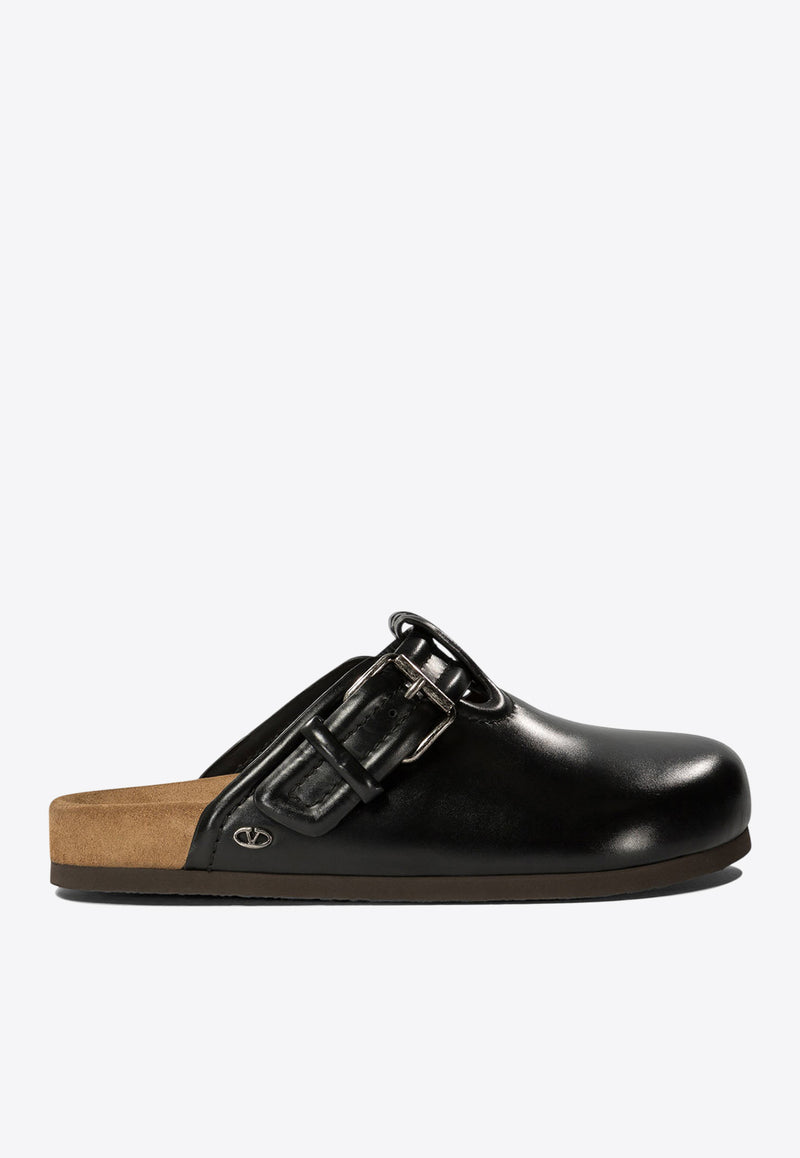 Valentino Fussfriend Leather Mules Black 5Y2S0I34JTBYVN_74005