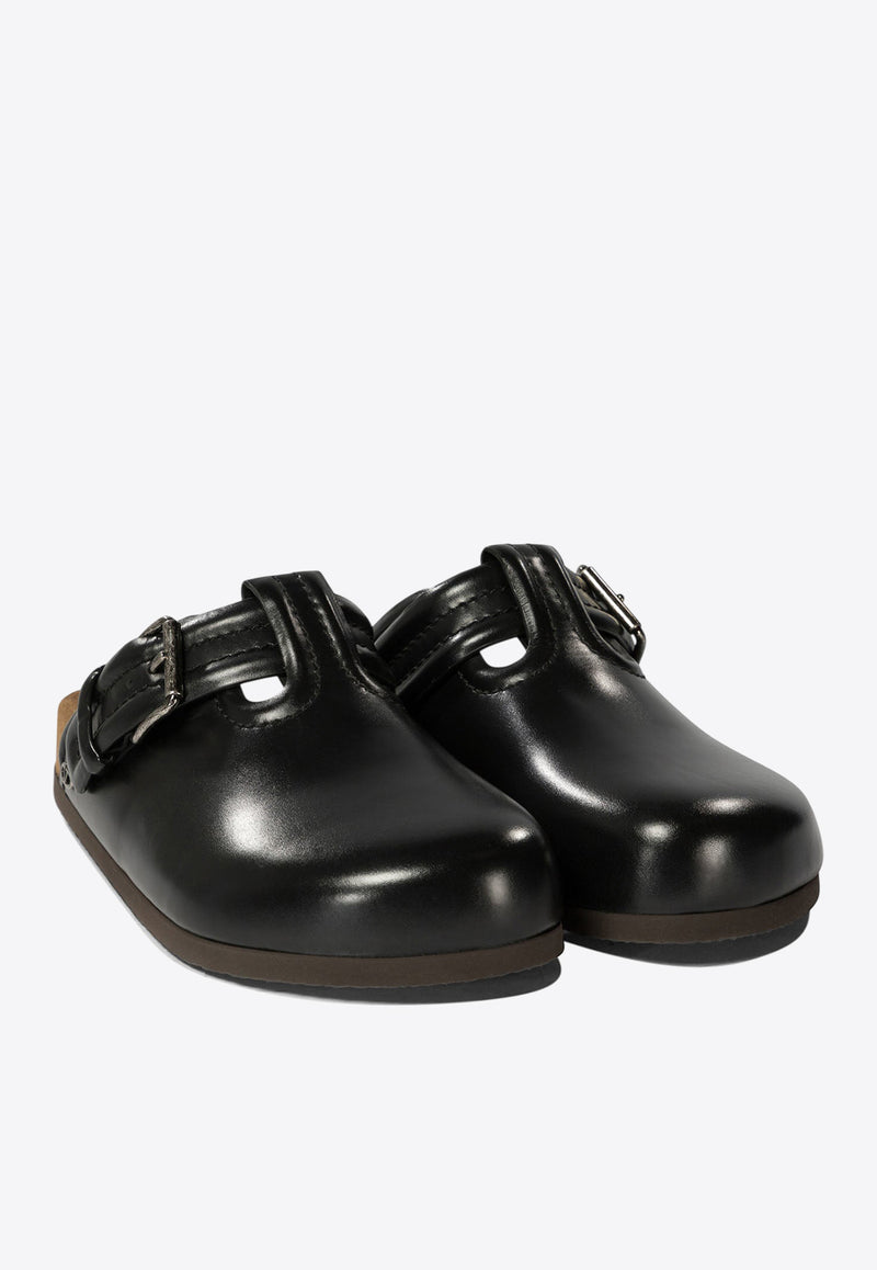 Valentino Fussfriend Leather Mules Black 5Y2S0I34JTBYVN_74005