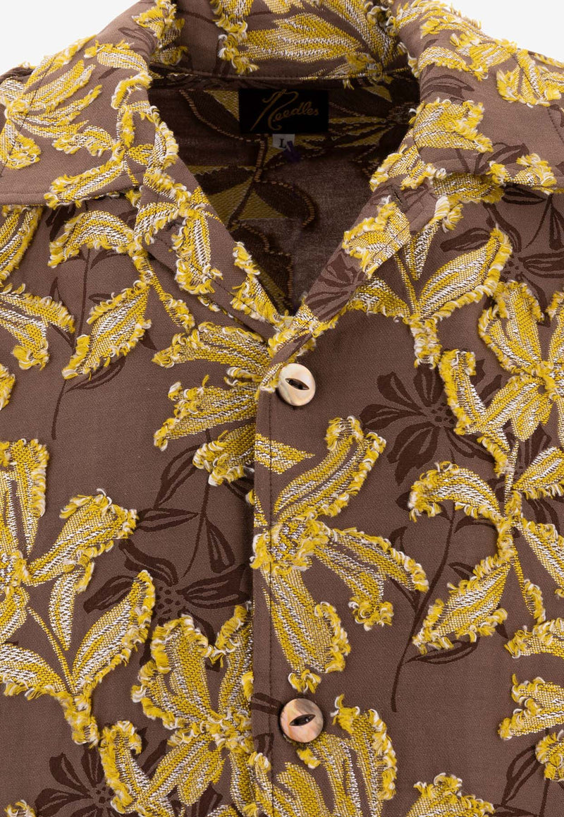 Needles Cabana Floral Shirt Brown PU224A-BROWN_74132