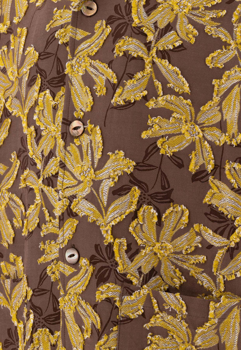 Needles Cabana Floral Shirt Brown PU224A-BROWN_74132