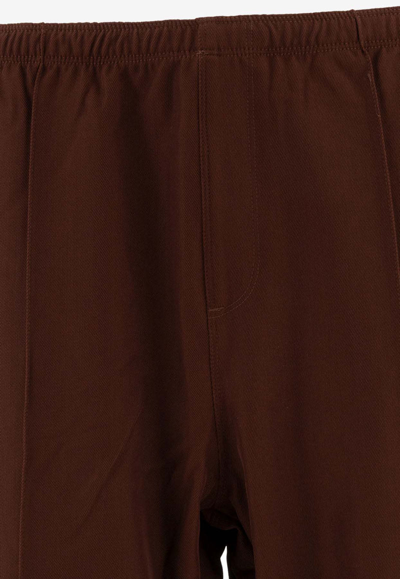 Needles W.U. Straight-Leg Pants Brown PU214C-BROWN_74133