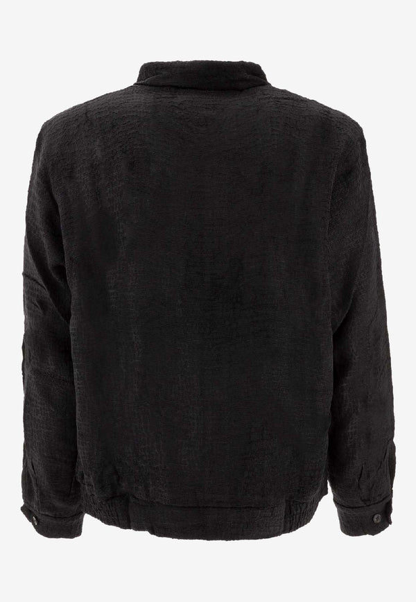 Needles Sport Jacquard Jacket  Black PU132B-BLACK_74139