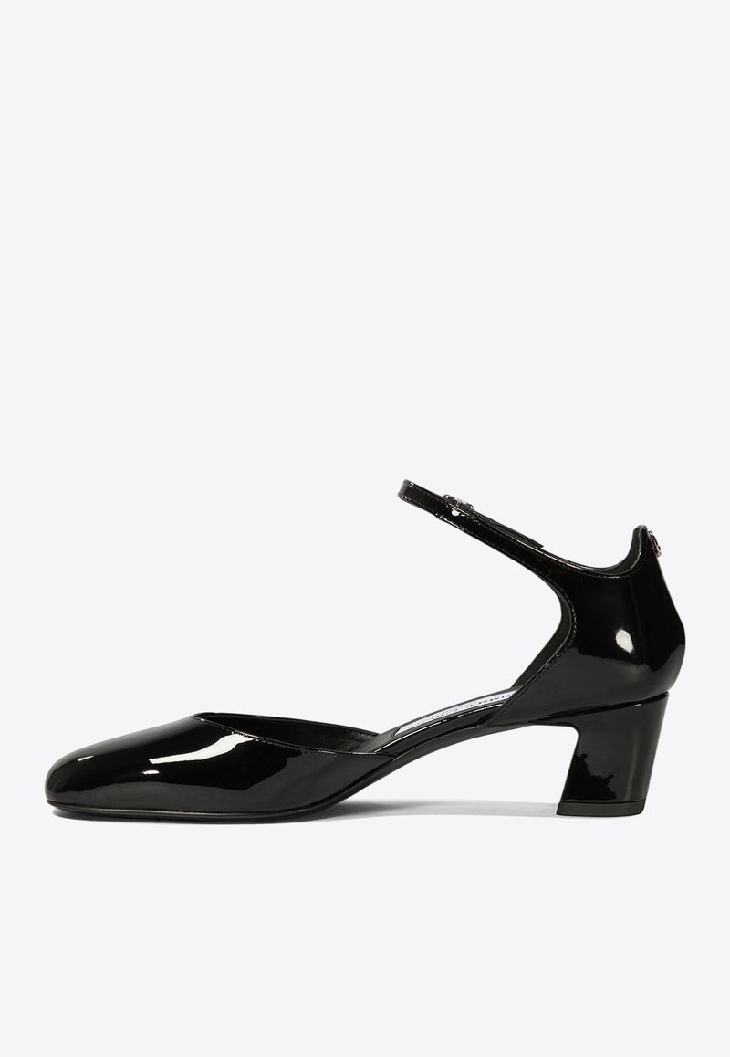 Jimmy Choo Pixie 45 Leather Pumps PIXIE/BH 45PZBBLACK/CRYSTAL_74207 Black