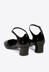 Jimmy Choo Pixie 45 Leather Pumps PIXIE/BH 45PZBBLACK/CRYSTAL_74207 Black