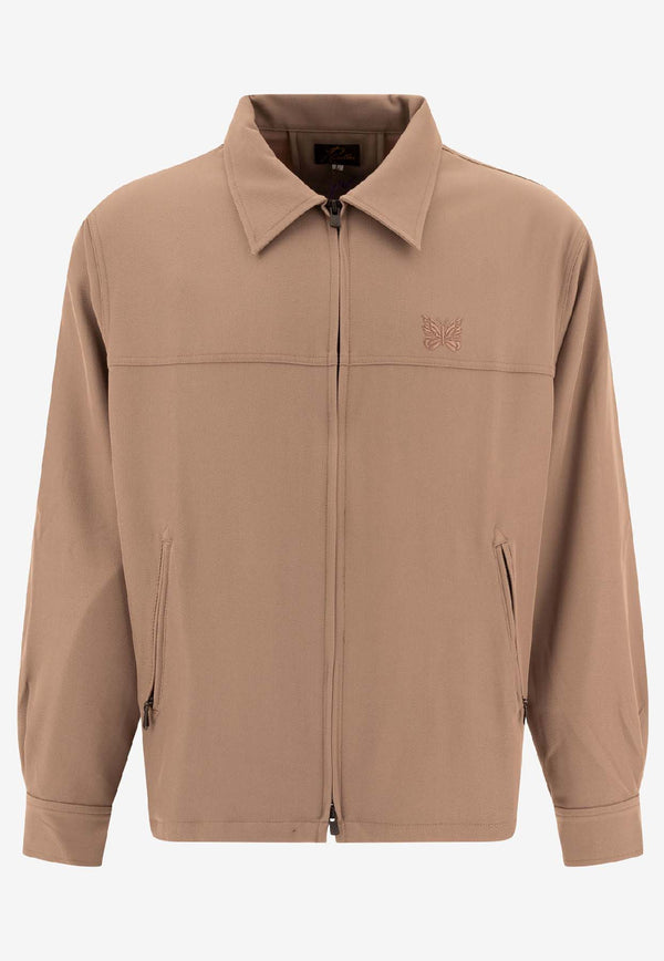 Needles Sport Zipped Overshirt  Beige PU212A-TAUPE_74224