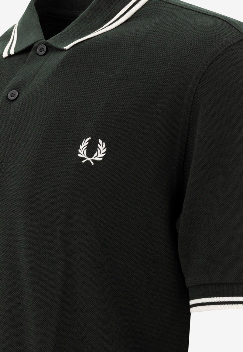 Comme Des Garçons Shirt X Fred Perry Strong Will Polo T-shirt Green FN-T502-W24GREEN_74251