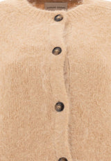Loulou Studio Arsen Alpaca Blend Cardigan Beige ARSENBEIGE MELANGE_74352
