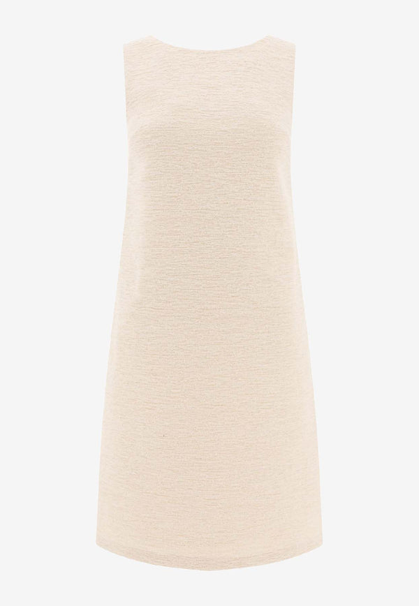 Loulou Studio Maley Mini Dress Beige MALEYIVORY_74346