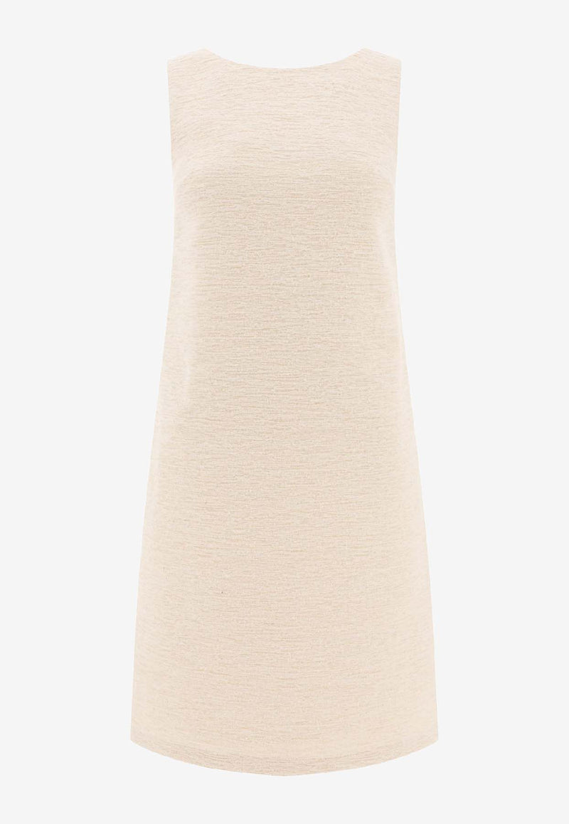 Loulou Studio Maley Mini Dress Beige MALEYIVORY_74346