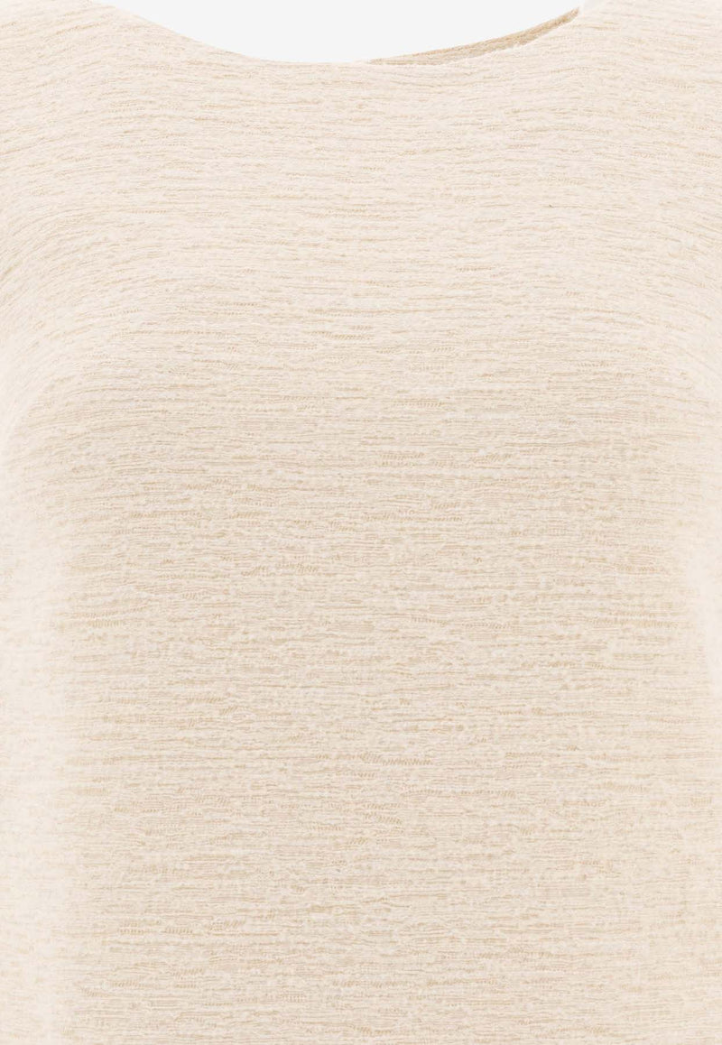 Loulou Studio Maley Mini Dress Beige MALEYIVORY_74346