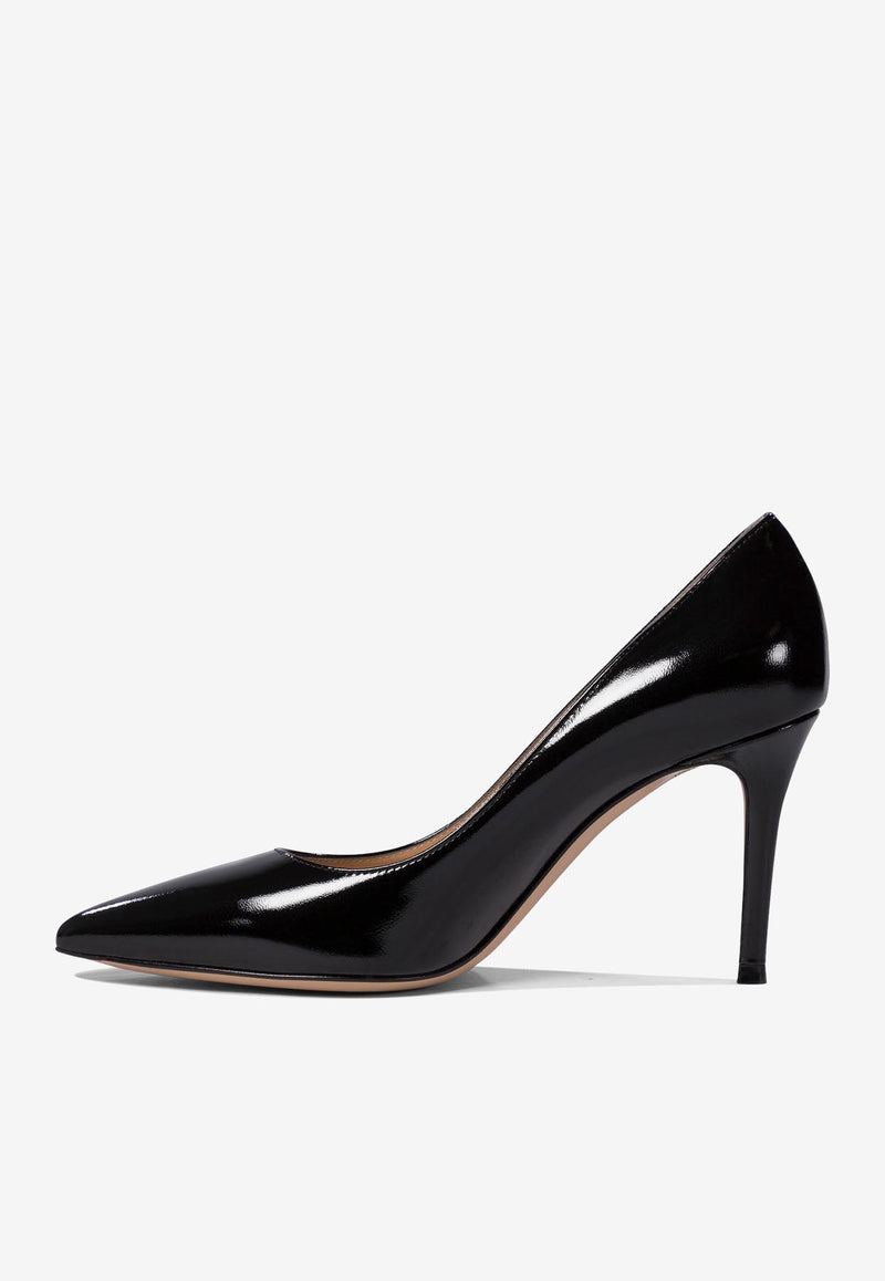 Gianvito Rossi Gianvito 85 Nappa Leather Pumps Black G2458085RICBLACK_74484