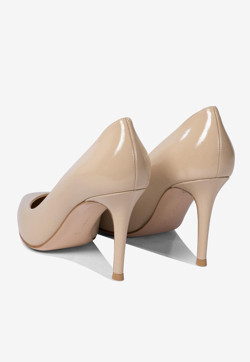 Gianvito Rossi Gianvito 85 Nappa Leather Pumps Sand G2458085RICSAND_74479
