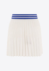 BODE Court Pleated Mini Skirt Cream WRF24CS021CREAM_74512