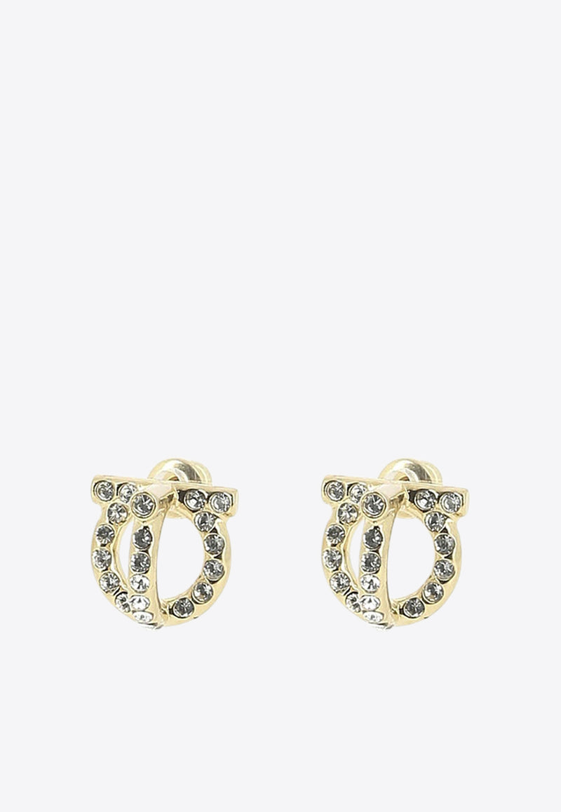 Ferragamo Gancini 3D Stud Earrings 0736294_74645