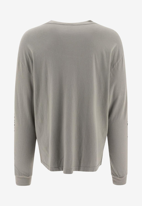 Brain Dead Bio Dog Long-Sleeved T-shirt Green F24T01004089SEAGRASS_74707