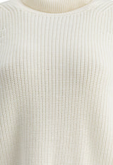 Rakkì Crewneck Knit Sweater JOLIE WVBIANCO LANA_74589