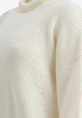 Rakkì Crewneck Knit Sweater JOLIE WVBIANCO LANA_74589