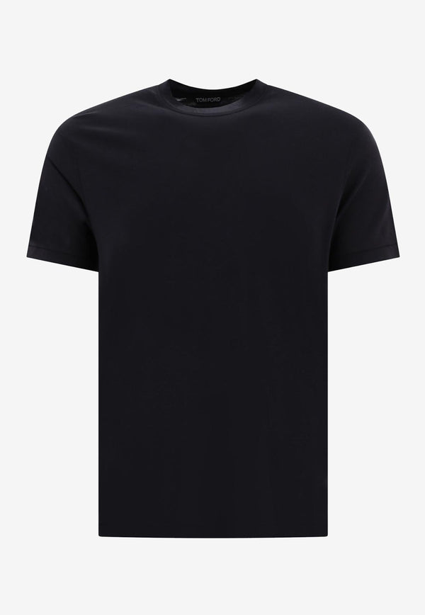 Tom Ford Basic Crewneck T-shirt Black JCS004JMT002S23LB999_74862