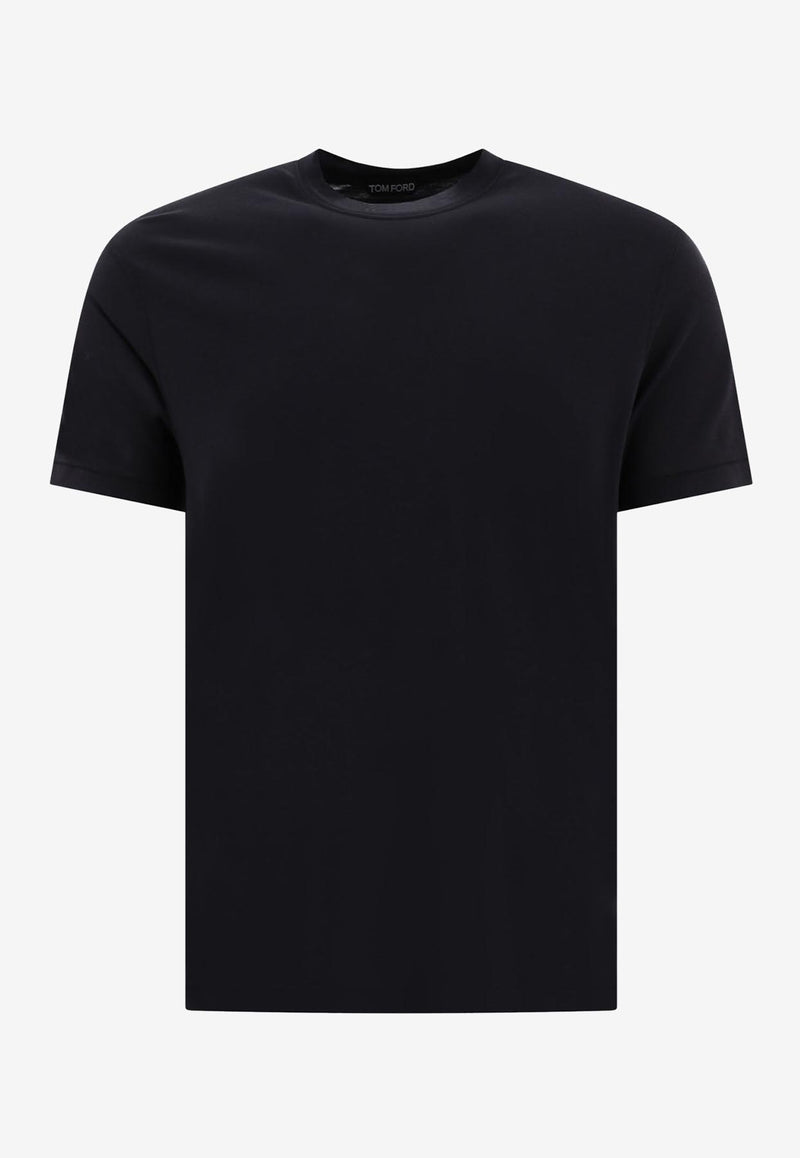 Tom Ford Basic Crewneck T-shirt Black JCS004JMT002S23LB999_74862