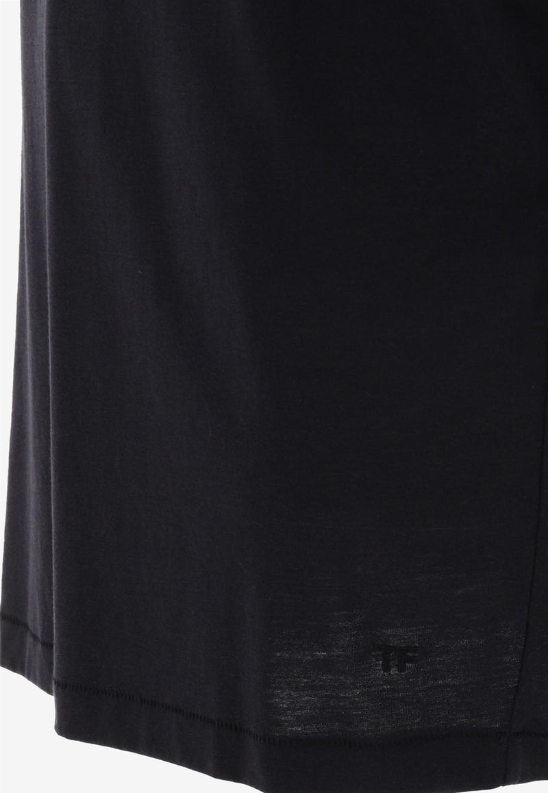 Tom Ford Basic Crewneck T-shirt Black JCS004JMT002S23LB999_74862