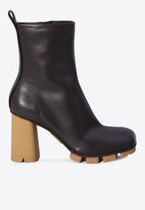 Bottega Veneta Shore 90 Leather Ankle Boots Fondant 796507V4PS02113_75174