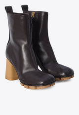 Bottega Veneta Shore 90 Leather Ankle Boots Fondant 796507V4PS02113_75174