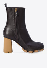 Bottega Veneta Shore 90 Leather Ankle Boots Fondant 796507V4PS02113_75174