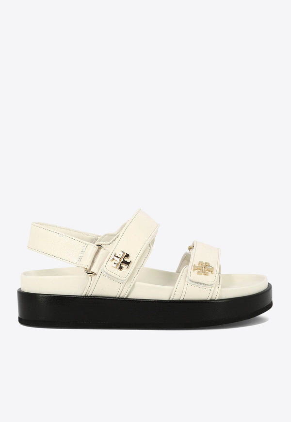 Tory Burch Kira Leather Flatform Sandals Cream 144328104_75203