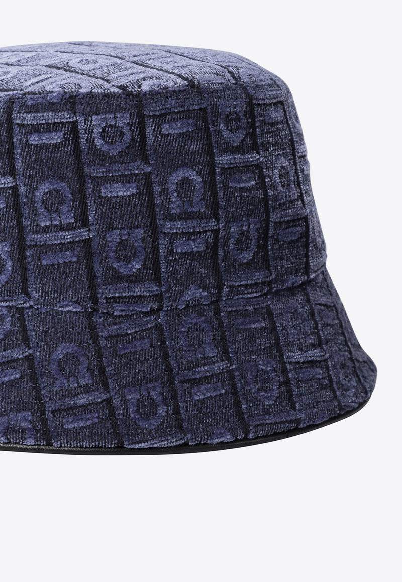 Ferragamo Logo Jacquard Cloche Hat 0780657_75234