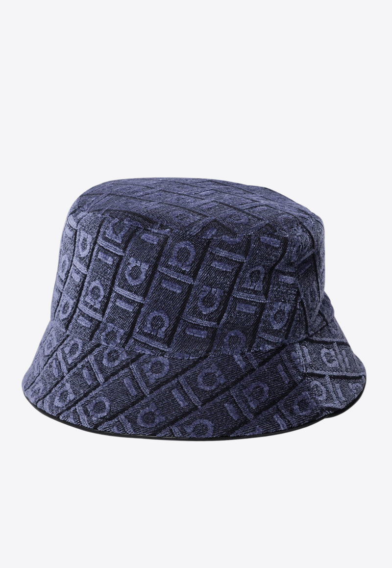 Ferragamo Logo Jacquard Cloche Hat 0780657_75234