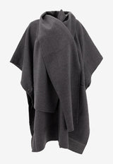 Toteme Double-Scarf Wool Poncho Gray 251-WRO4321-FB0006020_75259