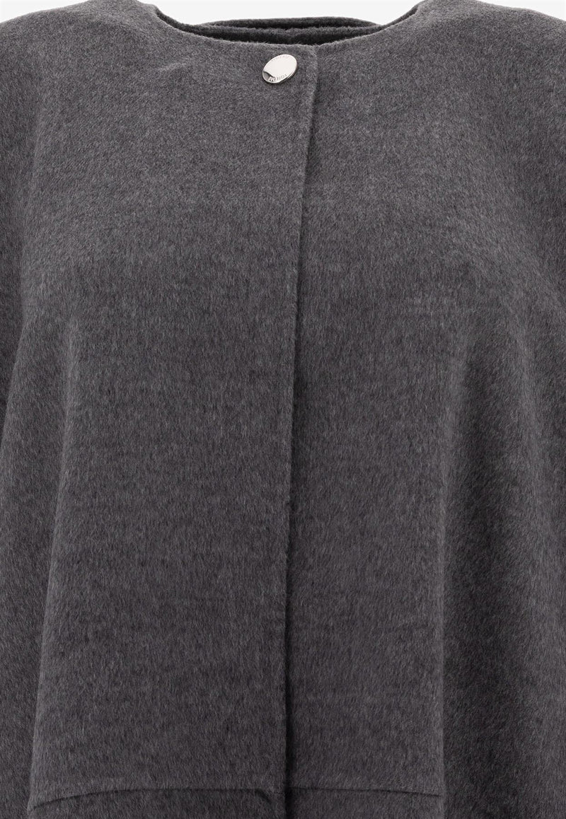 Toteme Double-Scarf Wool Poncho Gray 251-WRO4321-FB0006020_75259