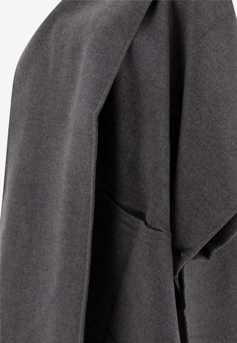 Toteme Double-Scarf Wool Poncho Gray 251-WRO4321-FB0006020_75259