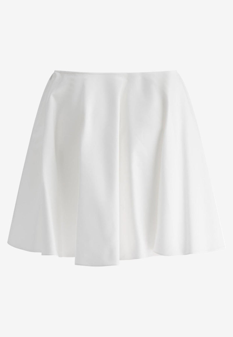 Givenchy Flared Mini Skirt White BW40XUG1ZE100_75343